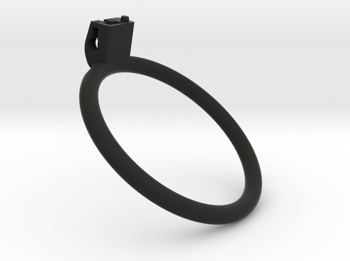Cherry Keeper Ring - 80mm Flat +40°